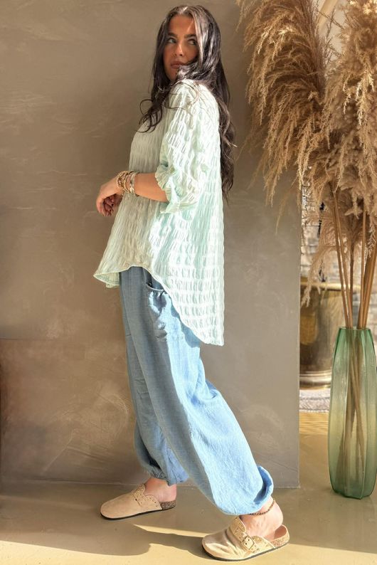 Hey Sucker Blouse Mint